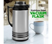 Mebashi ME-STG1300S 1.3 Liter Stainless Steel Vacuum Flask Black