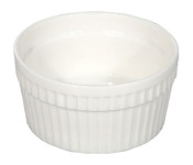 Delcasa DC1302 3 Pieces Ceramic Dish Bowl - 250ml, White