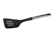 Royalford RF9483 Nylon Slotted Turner with Steel Handle - Black & Silver  - Similar Product Imag - ID 37997
