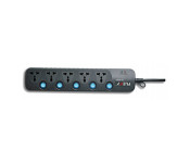 Flexy SX80M5 5 Way GB Standerd Extension Cord - Black