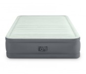 Intex ZX-64906 Inflatable Queen Size Premaire I Fiber-Tech Airbed - Grey