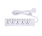Geepas GES4092 5-Way Extension Board - 3 Meter