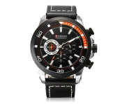 Curren 8310 Fashionable Quartz Watch For Men Black