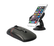 Offal ABU-CUH-701 Multi Functional Advanced Automatic Open Phone Holder - Black