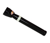 Olsenmark OMFL2630 281mm Rechargeable LED Flashlight with Night Glow - Black