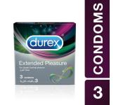 Durex Condoms 3 Pcs - Extended Pleasure
