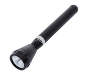 Olsenmark OMFL2648 Rechargeable LED Flashlight with Night Glow, Black