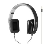 Promate Sonata Foldable Over-The-Ear Wired Stereo Headset, Black
