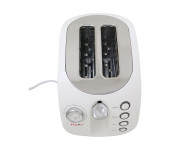 Flexy F900H 800 Watts Two Slices Toaster - White