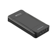 Promate ProVolta-21 20800 mAh 3.1A Portable Charger Power Bank with 3 USB Ports, Black