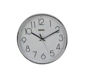 Geepas GWC26011 Wall Clock 3D Silver Silver