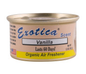 Exotica Organic Car Air Freshener - Vanilla