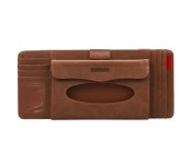 Promate CarCaddy 4-in-1 Multifunctional Car Sun Visor Organizer - Cherrywood