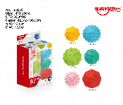 Huanger Texture Sensory Balls Set Of 6 For Babies Learning And Play 6M Plus  - Similar Product Imag - ID 7156516