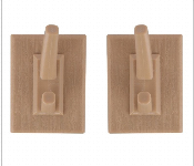 Epsilon Adhesive Hook Set Eps1287 2Pcs 2Kg Capacity  - Similar Product Imag - ID 7157846