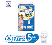 BabyJoy Culotte Pants Diaper Size 5 Junior Jumbo Pack 15to22 kg 36 Count  - Similar Product Imag - ID 138953