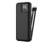 WIWU 10000mAh Power Bank with Cable BLACK  - Similar Product Imag - ID 139021