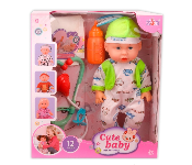 ZB  518 17 CUTE BABY DOLL WITH ACCESSORIES  - Similar Product Imag - ID 139371