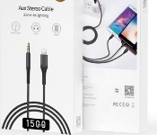 Aux 3.5mm To Lightning Stereo Cable 1500mm  Super Durable  - Similar Product Imag - ID 139633