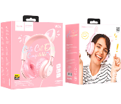 Hoco W36 Cat Ear Style Headphone With Mic HiFi Audio  - Similar Product Imag - ID 139757