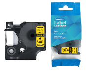 Dymo Compatible Label Tape 9MM Black On Yellow  - Similar Product Imag - ID 139794