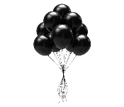 Black balloons  - Similar Product Imag - ID 139936