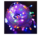 NLL1002 9M 100 LEDs String Light Multicolor White Wire AC powered Combo for Decoration Fairy Bulb  - Similar Product Imag - ID 140169