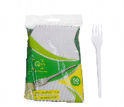 Plastic Fork White Q Pac 50 Piece Package  - Similar Product Imag - ID 140192