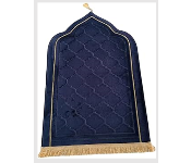 NPM1003 Soft and Luxury Dome Shape Velvet Prayer Mat Musalla for Muslim Islamic Sajadah Size70X110cm  - Similar Product Imag - ID 140292