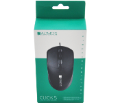 Click 5 USB Optical Mouse With Wire Admos Black  - Similar Product Imag - ID 140321