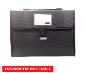 Expanding File With Handle 13Pkts Ts Ef 7001 Bk Trios  - Similar Product Imag - ID 141031