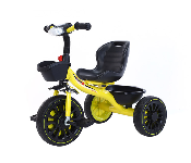 Masaar  916 Kids Tricycle with Music and Lights  For Boys and Girls 1 to 4 Years Yellow  - Similar Product Imag - ID 141135