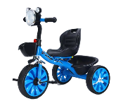 Masaar 928 Baby Tricycle Steel Frame Kids Tricycle for Toddlers  Blue  - Similar Product Imag - ID 141141