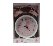 Zhong Yi Xuan SA011RK Twin Bell Alarm Clock Loud Bell Pink and white  - Similar Product Imag - ID 141453