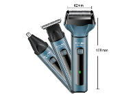 Daling Dl9217 3 In 1 Rechargeable Hair Clipper Shaver beard Styling Hair Removal machine  - Similar Product Imag - ID 141455