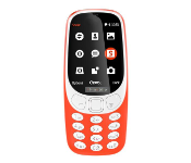 Best Selling Smart Phones For Hmobile 3310 Dual SIM 2G Camera Phone RED Refurbished - ID 141470