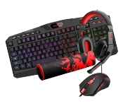 4IN1 Gaming Combo Mouse Mouse Pad Headset Keyboard  - Similar Product Imag - ID 141733