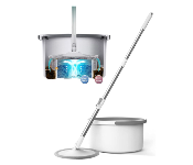 Microfiber Flat Mop with Bucket Separates Dirty and Clean Water  - Similar Product Imag - ID 141809