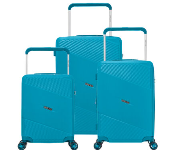 Para John PJTR3212L 3 Pcs ABS Trolley With Wide Handle Blue  - Similar Product Imag - ID 141854