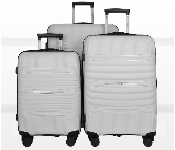 New Arrivals For Para John PJTR3197W 3 Pcs  4 Wheels PP Trolley White - ID 141860