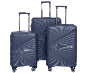 New Arrivals For Para John PJTR3194SL 3 Pcs ABS Trolley Set Steel Blue - ID 141864