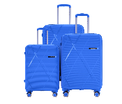 Para John PJTR3193L 3 Pcs PP Trolley Set Blue  - Similar Product Imag - ID 141865