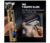 Professional Vintage Beard Trimmer and Hair Clipper with LCD Screen USB Charging  - Similar Product Imag - ID 141902