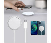 Magsafe Fast Magnetic Wireless Charging Pad With 3ft Charging Cable  - Similar Product Imag - ID 141915