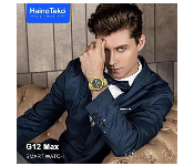 Haino Teko Germany G12 Max Smartwatch With Sunglass and 2 Straps Gold  - Similar Product Imag - ID 141919