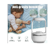 Anti Gravity Humidifier 500ml Smart Ultrasonic Cool Mist Humidifier  - Similar Product Imag - ID 141929