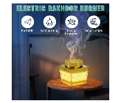 Quran Speaker   Mini Incense Burner Bakhoor Remote Control with 114 Quran Chapters  - Similar Product Imag - ID 141951