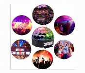 Speaker Zone For Disco LED Stage Light Crystal Magic Ball Lamp  Portable Wireless Bluetooth Speaker - ID 141993