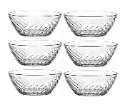 Lav LV ELS262F Elis Glass Serving Bowl 320 cc 6 Pieces Set  - Similar Product Imag - ID 45984