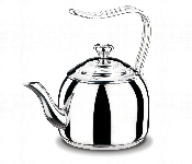 Korkmaz KO A055 Stainless Steel Droppa Tea Pot 3.5 Litre  - Similar Product Imag - ID 46781